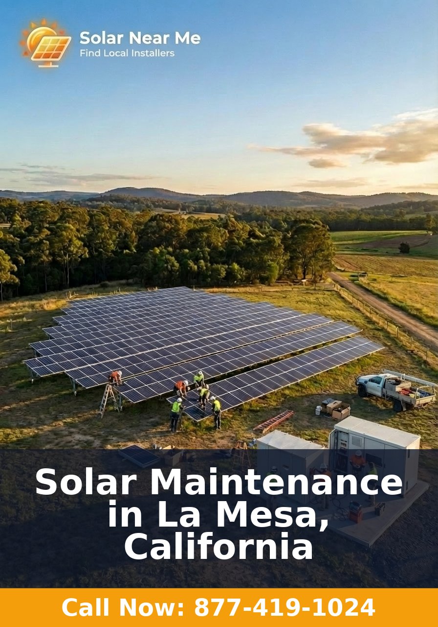 Solar Maintenance in La Mesa, California