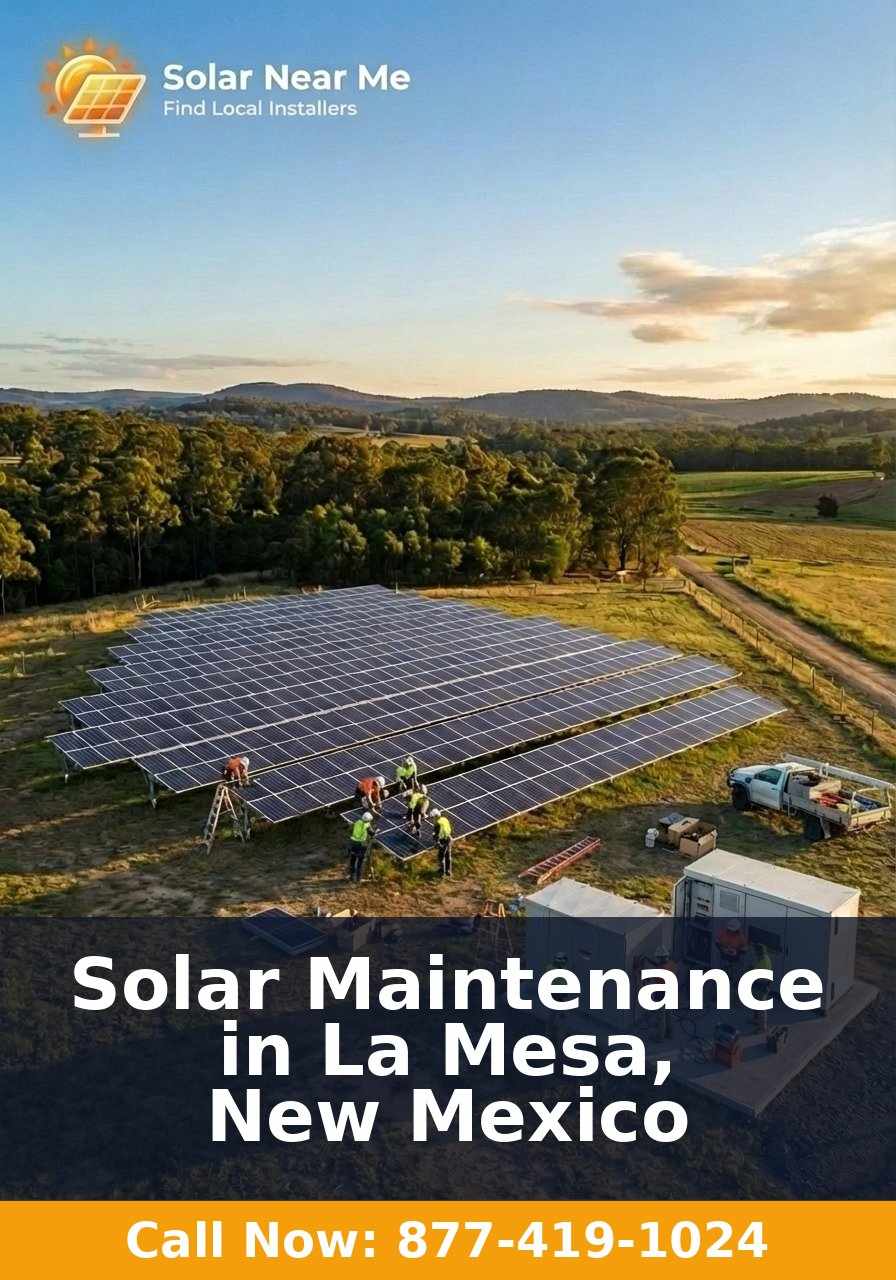 Solar Maintenance in La Mesa, New Mexico