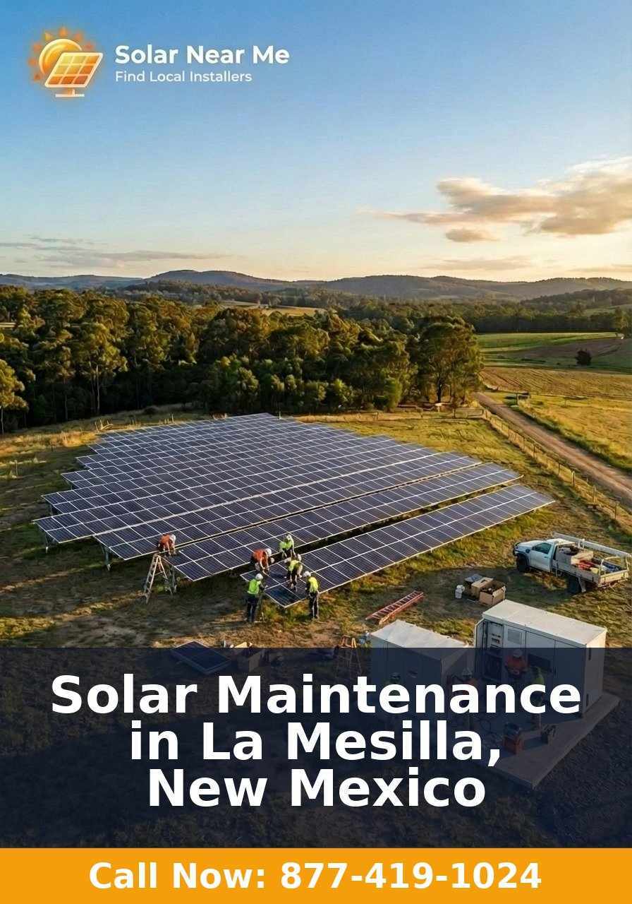 Solar Maintenance in La Mesilla, New Mexico