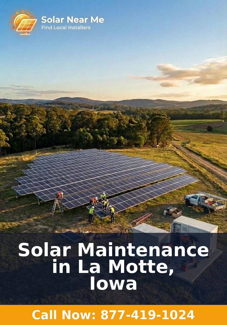 Solar Maintenance in La Motte, Iowa
