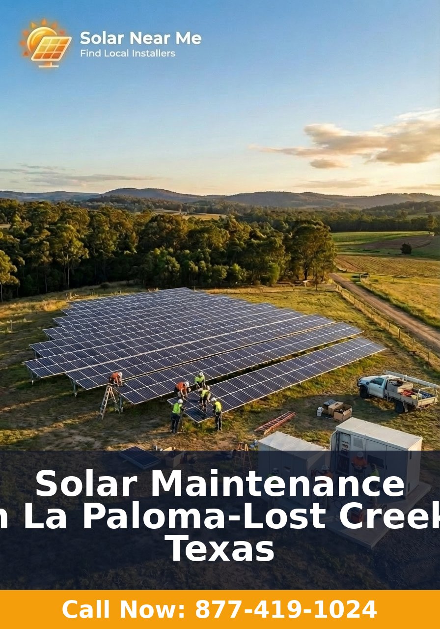 Solar Maintenance in La Paloma-Lost Creek, Texas