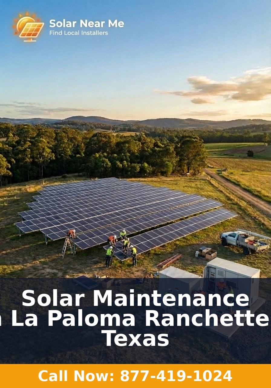 Solar Maintenance in La Paloma Ranchettes, Texas