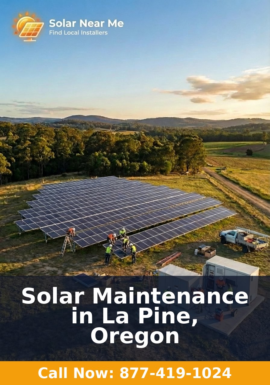 Solar Maintenance in La Pine, Oregon