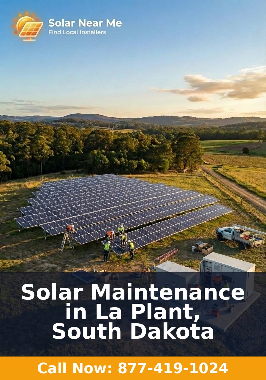 Solar Maintenance in La Plant, South Dakota