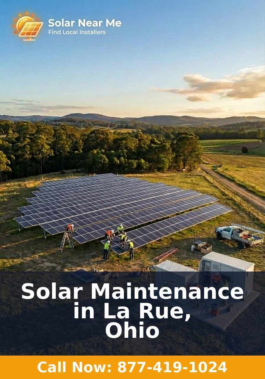 Solar Maintenance in La Rue, Ohio