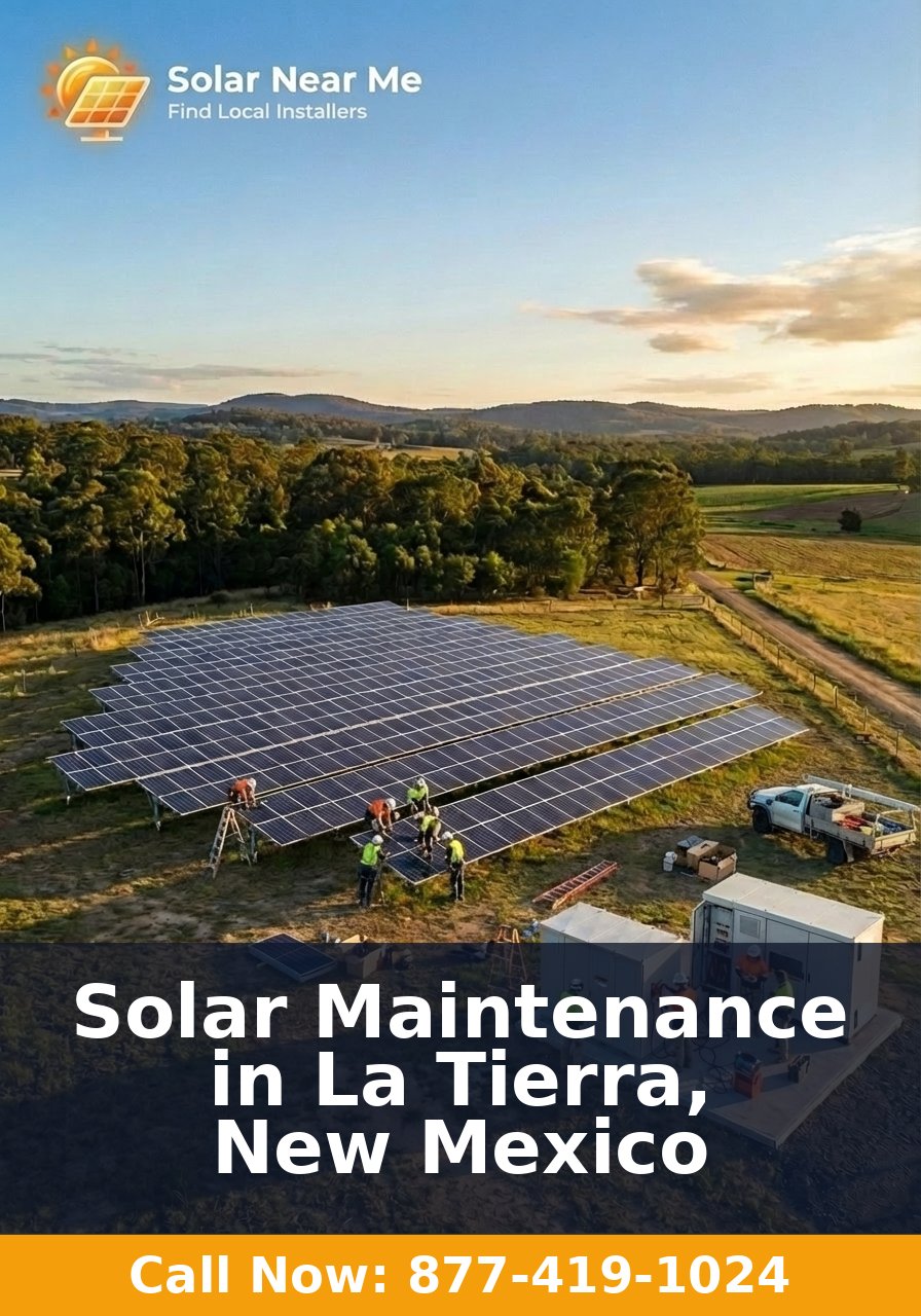 Solar Maintenance in La Tierra, New Mexico