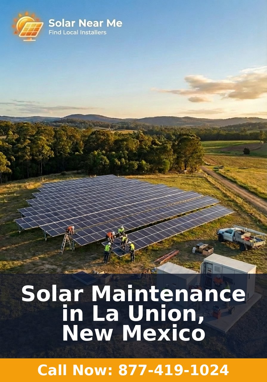 Solar Maintenance in La Union, New Mexico