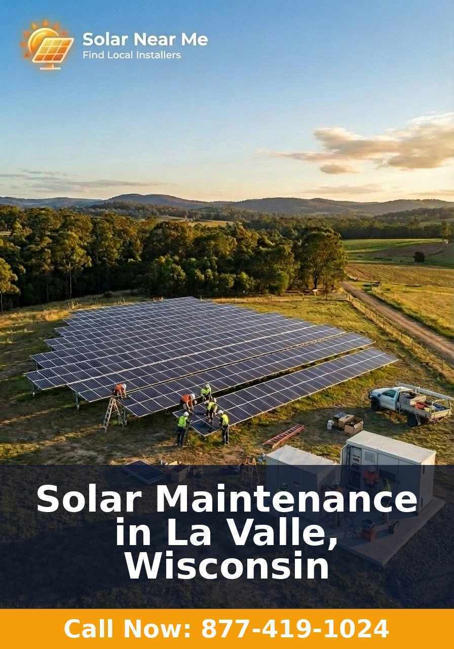 Solar Maintenance in La Valle, Wisconsin