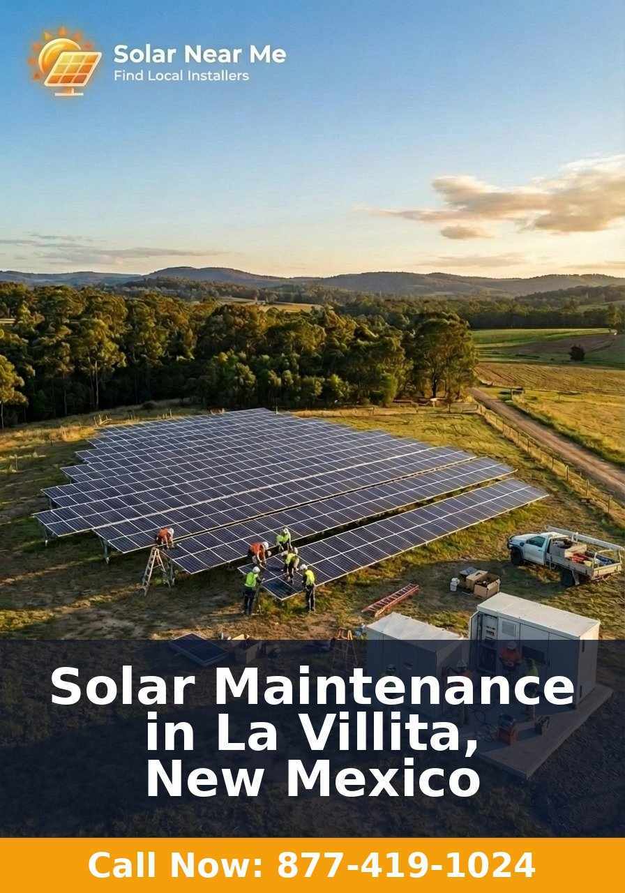Solar Maintenance in La Villita, New Mexico