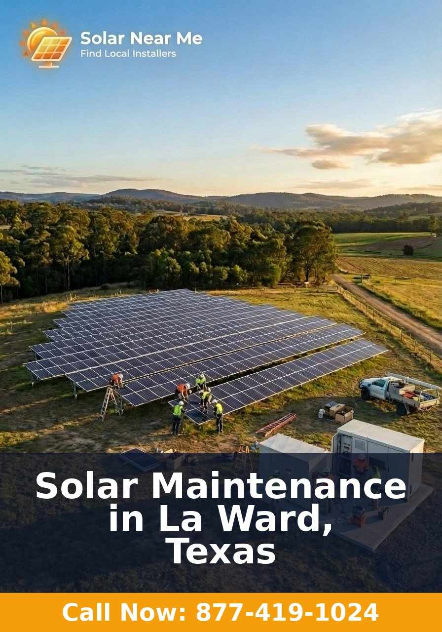 Solar Maintenance in La Ward, Texas