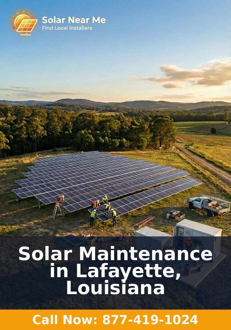 Solar Maintenance in Lafayette, Louisiana