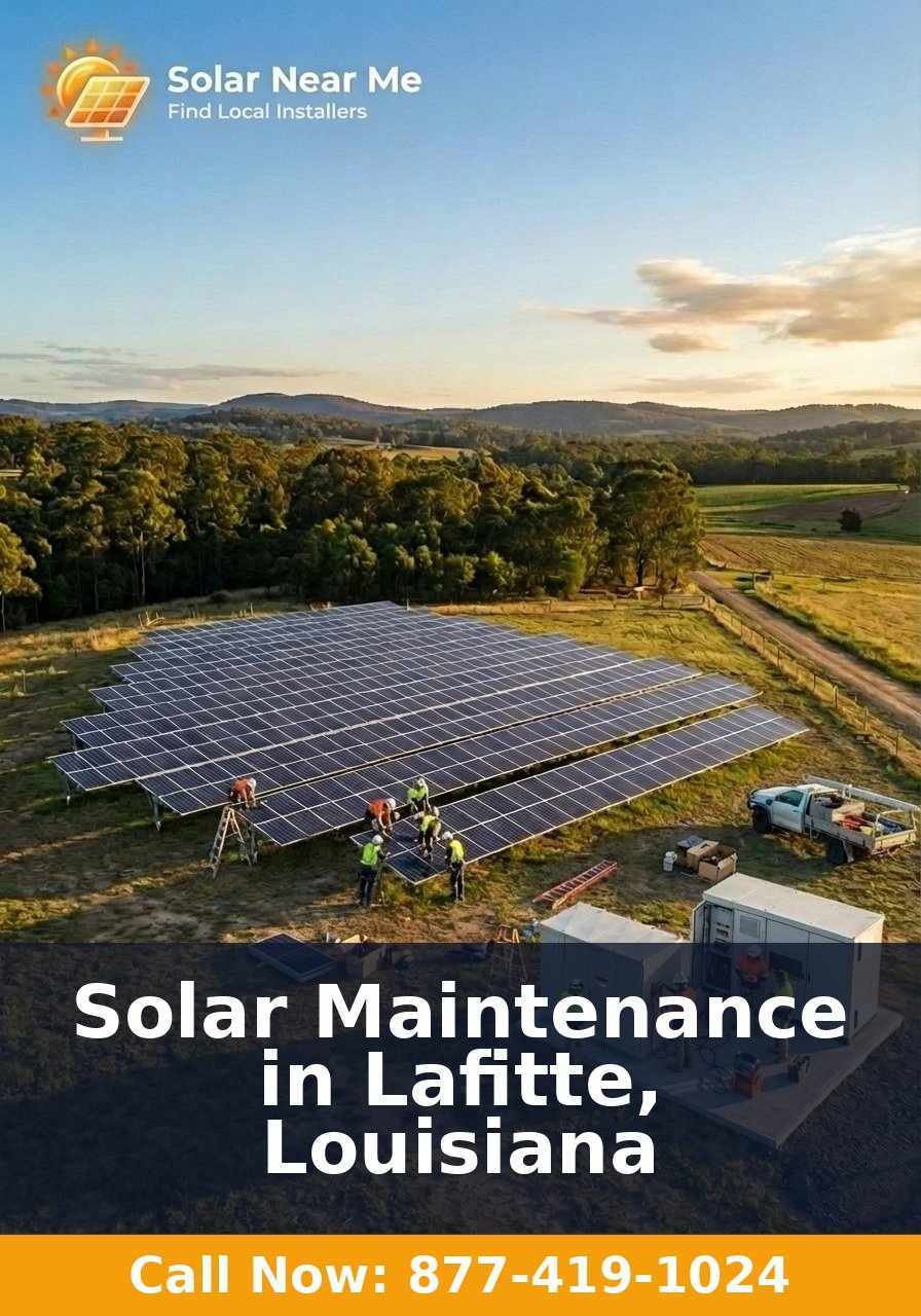 Solar Maintenance in Lafitte, Louisiana