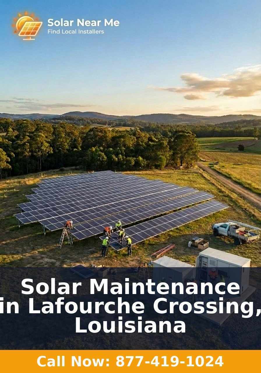 Solar Maintenance in Lafourche Crossing, Louisiana