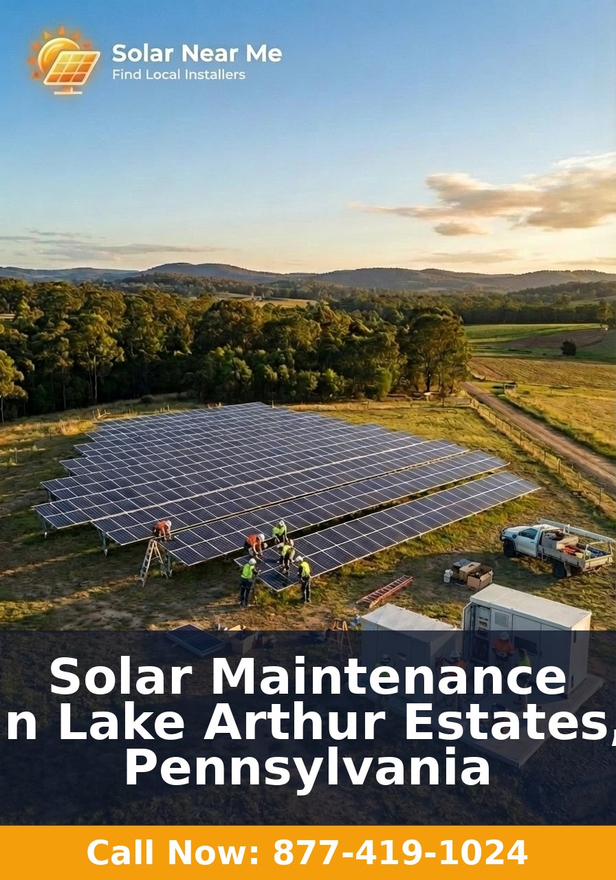 Solar Maintenance in Lake Arthur Estates, Pennsylvania