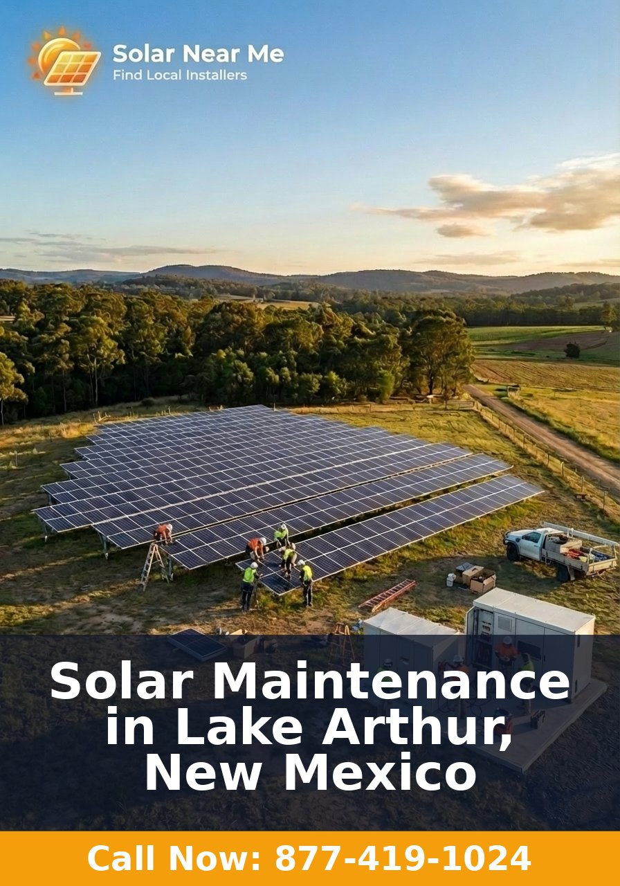 Solar Maintenance in Lake Arthur, New Mexico