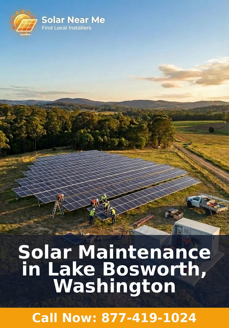 Solar Maintenance in Lake Bosworth, Washington