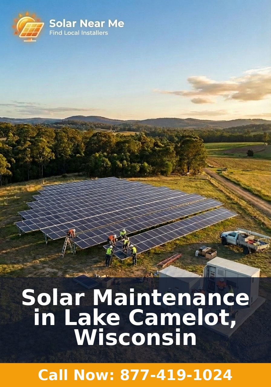 Solar Maintenance in Lake Camelot, Wisconsin