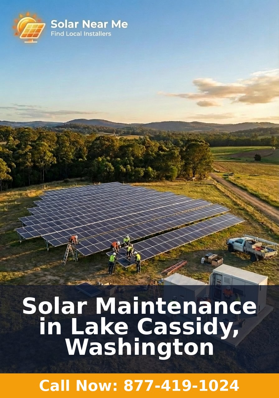 Solar Maintenance in Lake Cassidy, Washington