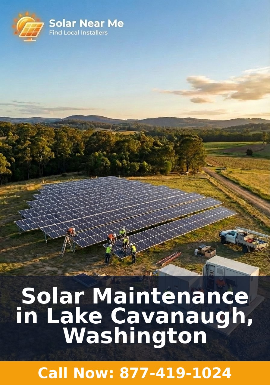 Solar Maintenance in Lake Cavanaugh, Washington