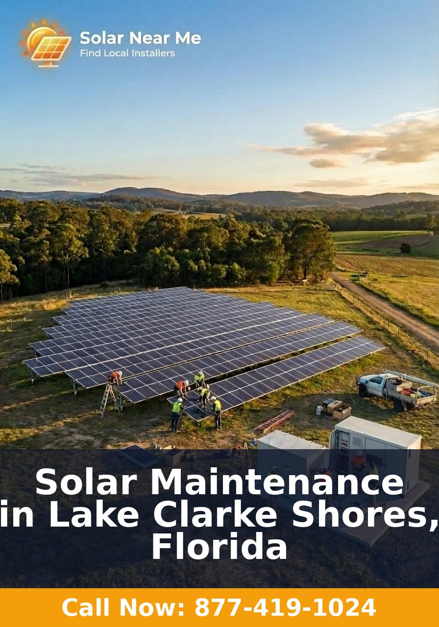 Solar Maintenance in Lake Clarke Shores, Florida