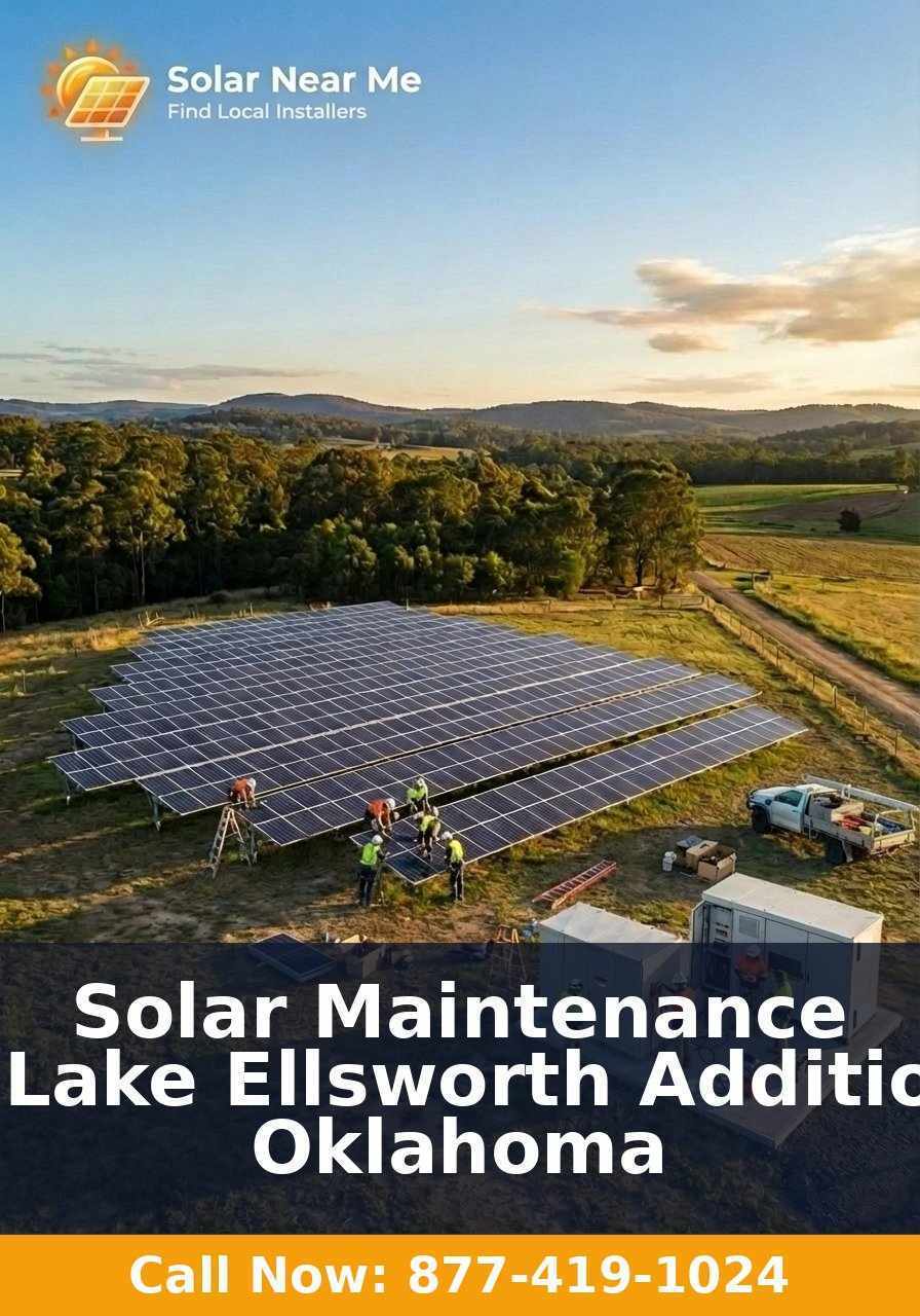 Solar Maintenance in Lake Ellsworth Addition, Oklahoma