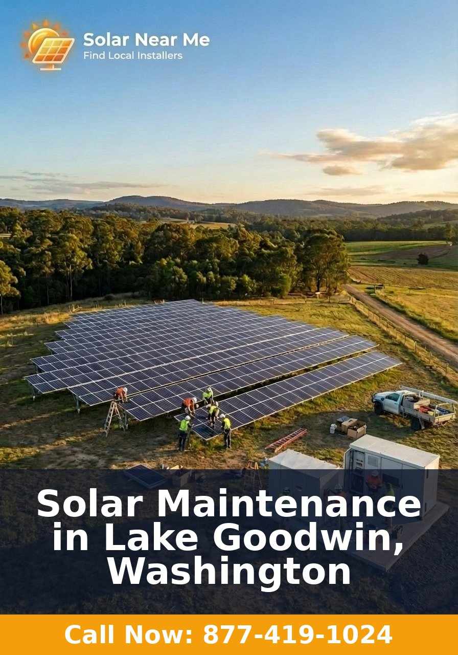 Solar Maintenance in Lake Goodwin, Washington