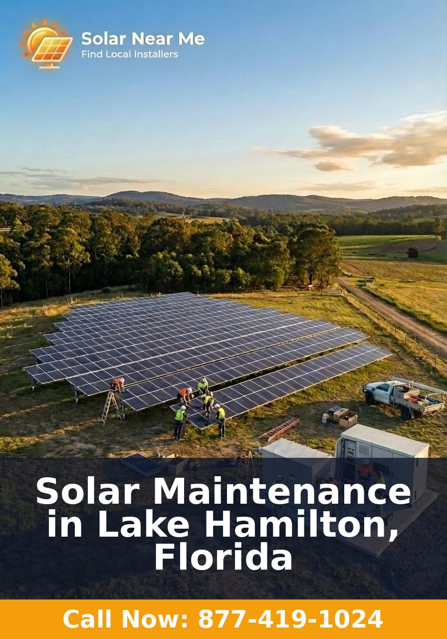 Solar Maintenance in Lake Hamilton, Florida