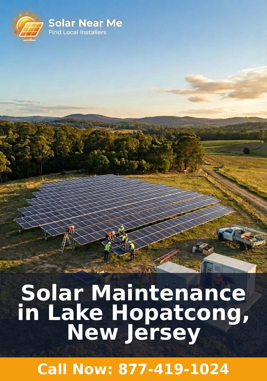 Solar Maintenance in Lake Hopatcong, New Jersey