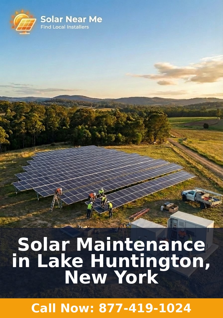 Solar Maintenance in Lake Huntington, New York