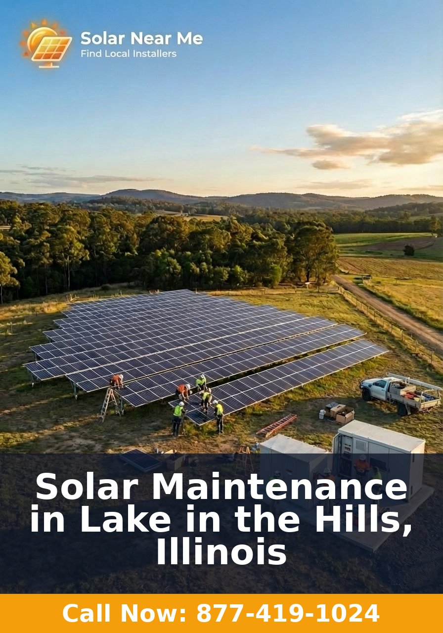 Solar Maintenance in Lake in the Hills, Illinois