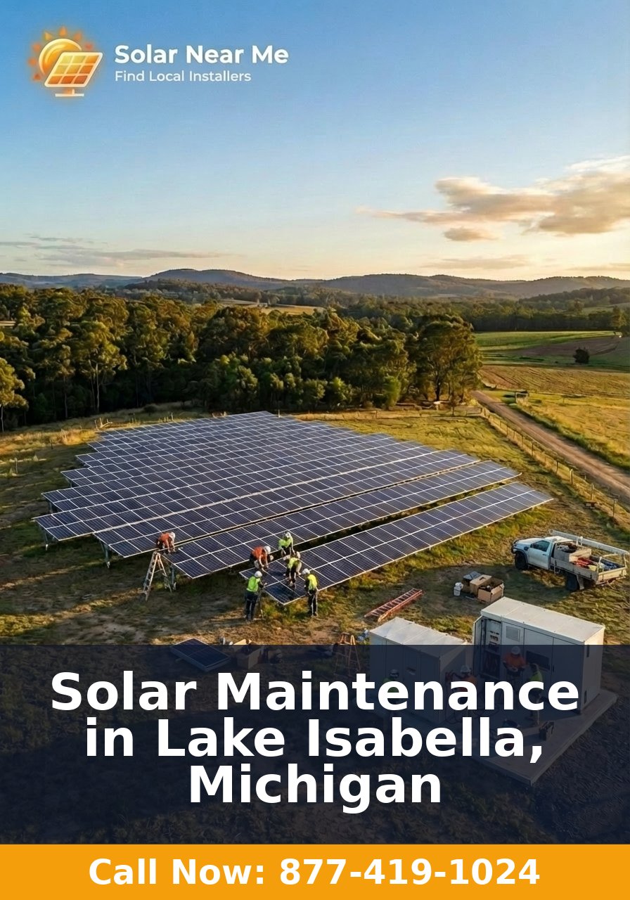 Solar Maintenance in Lake Isabella, Michigan