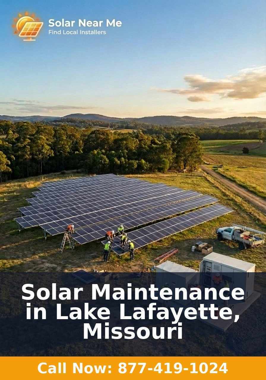 Solar Maintenance in Lake Lafayette, Missouri