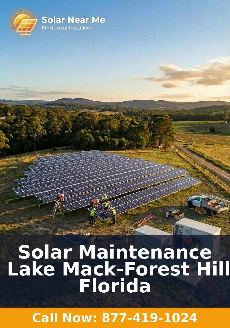 Solar Maintenance in Lake Mack-Forest Hills, Florida