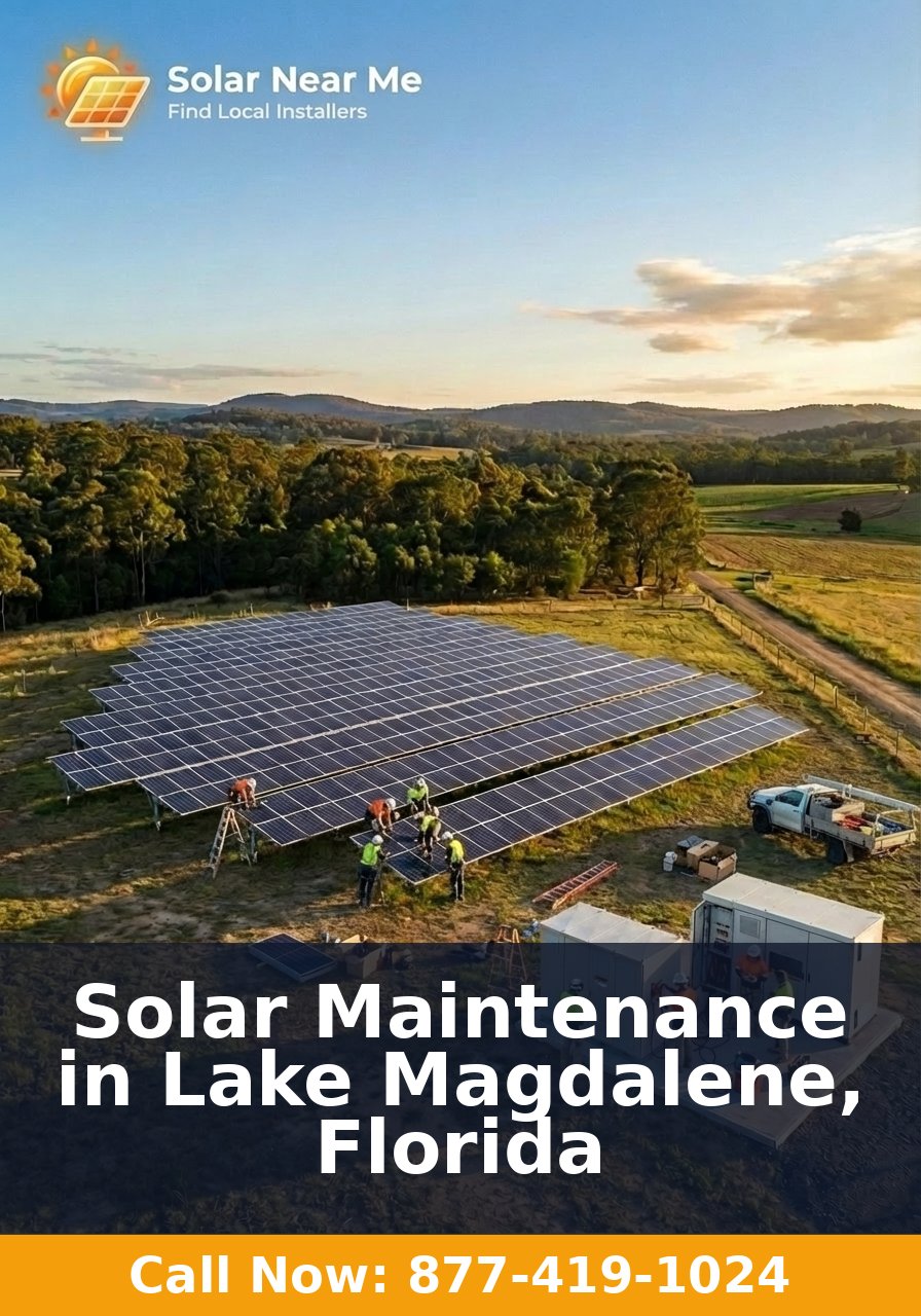Solar Maintenance in Lake Magdalene, Florida