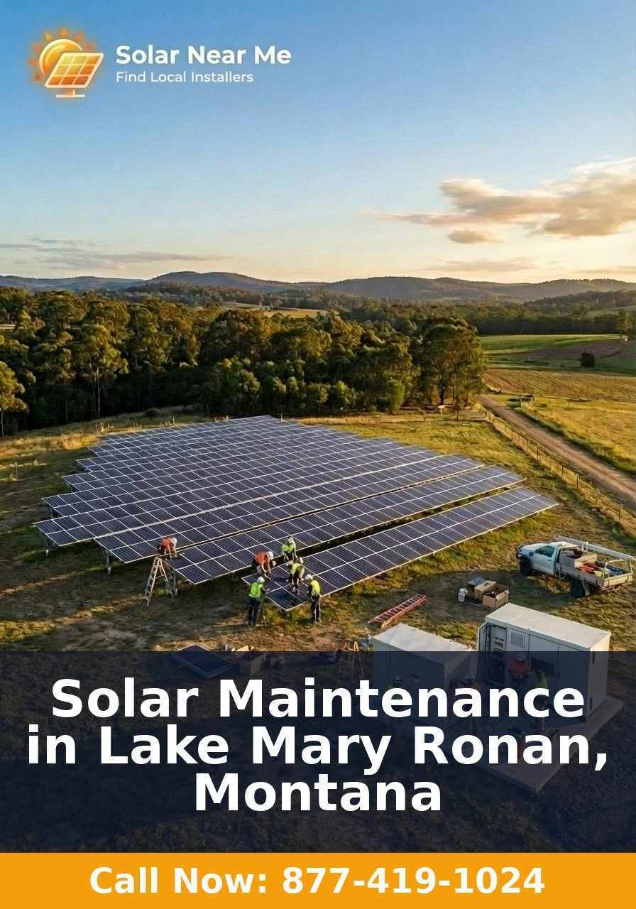 Solar Maintenance in Lake Mary Ronan, Montana