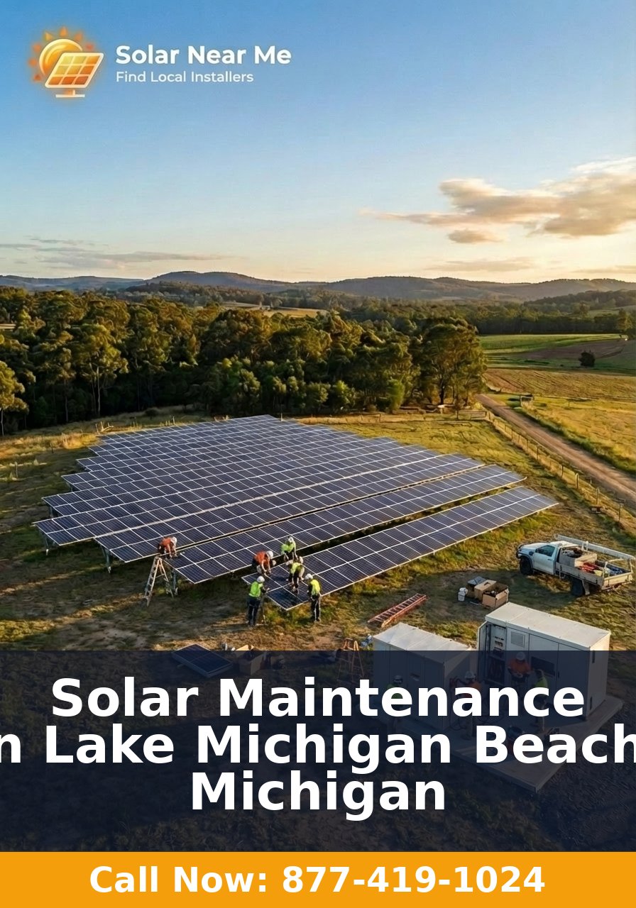 Solar Maintenance in Lake Michigan Beach, Michigan