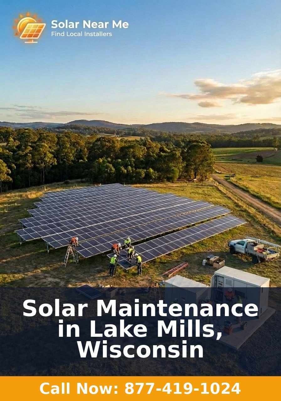 Solar Maintenance in Lake Mills, Wisconsin