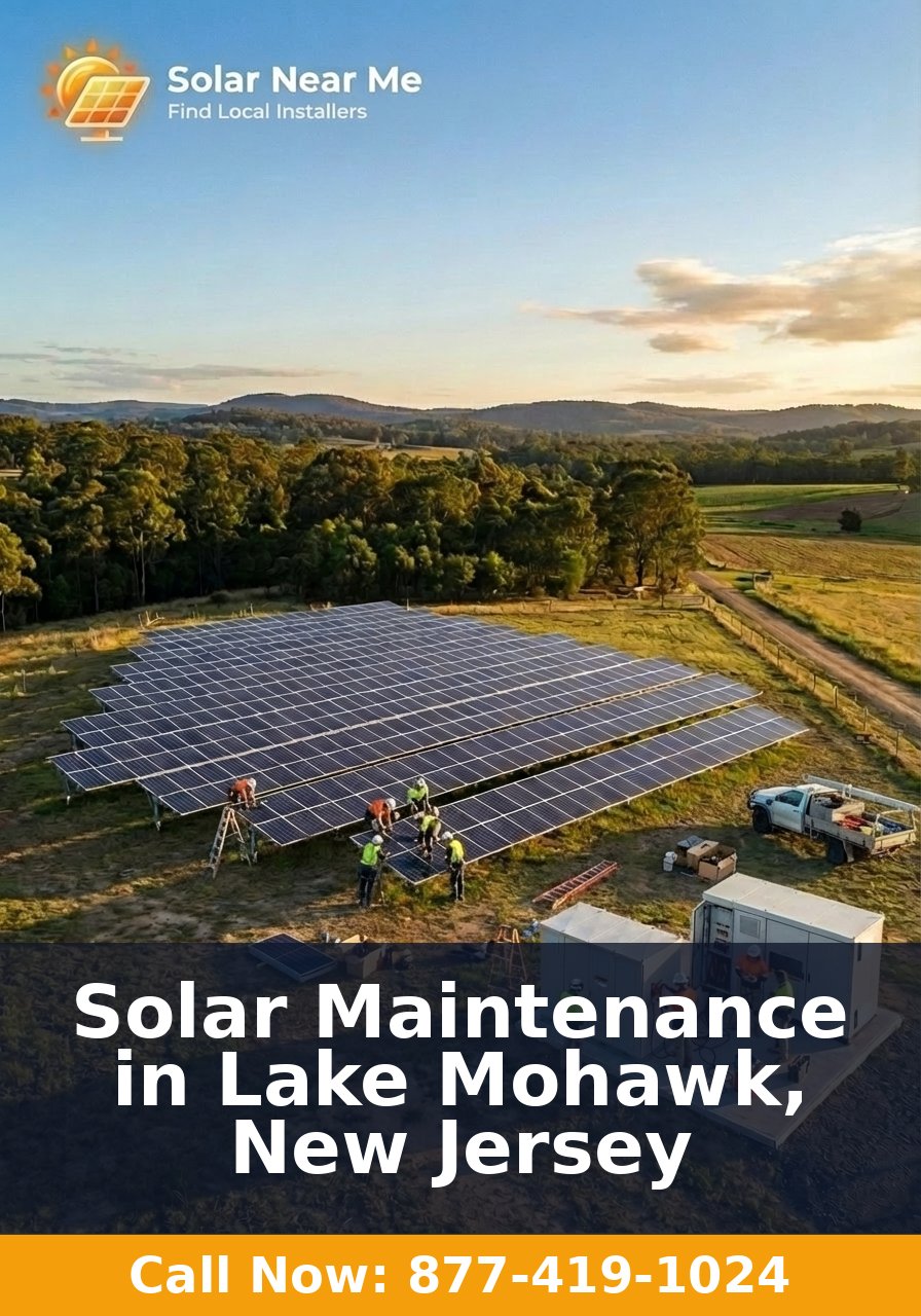 Solar Maintenance in Lake Mohawk, New Jersey