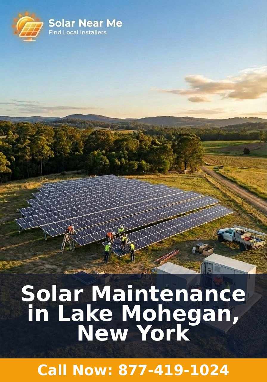 Solar Maintenance in Lake Mohegan, New York