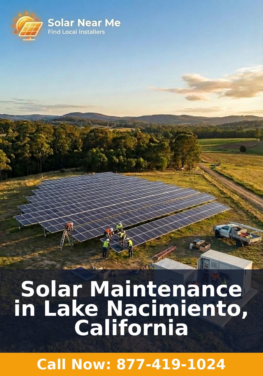 Solar Maintenance in Lake Nacimiento, California