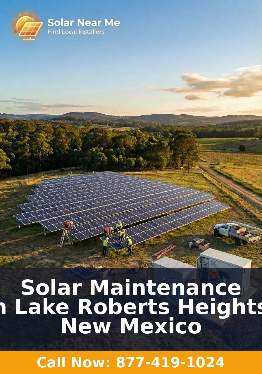 Solar Maintenance in Lake Roberts Heights, New Mexico
