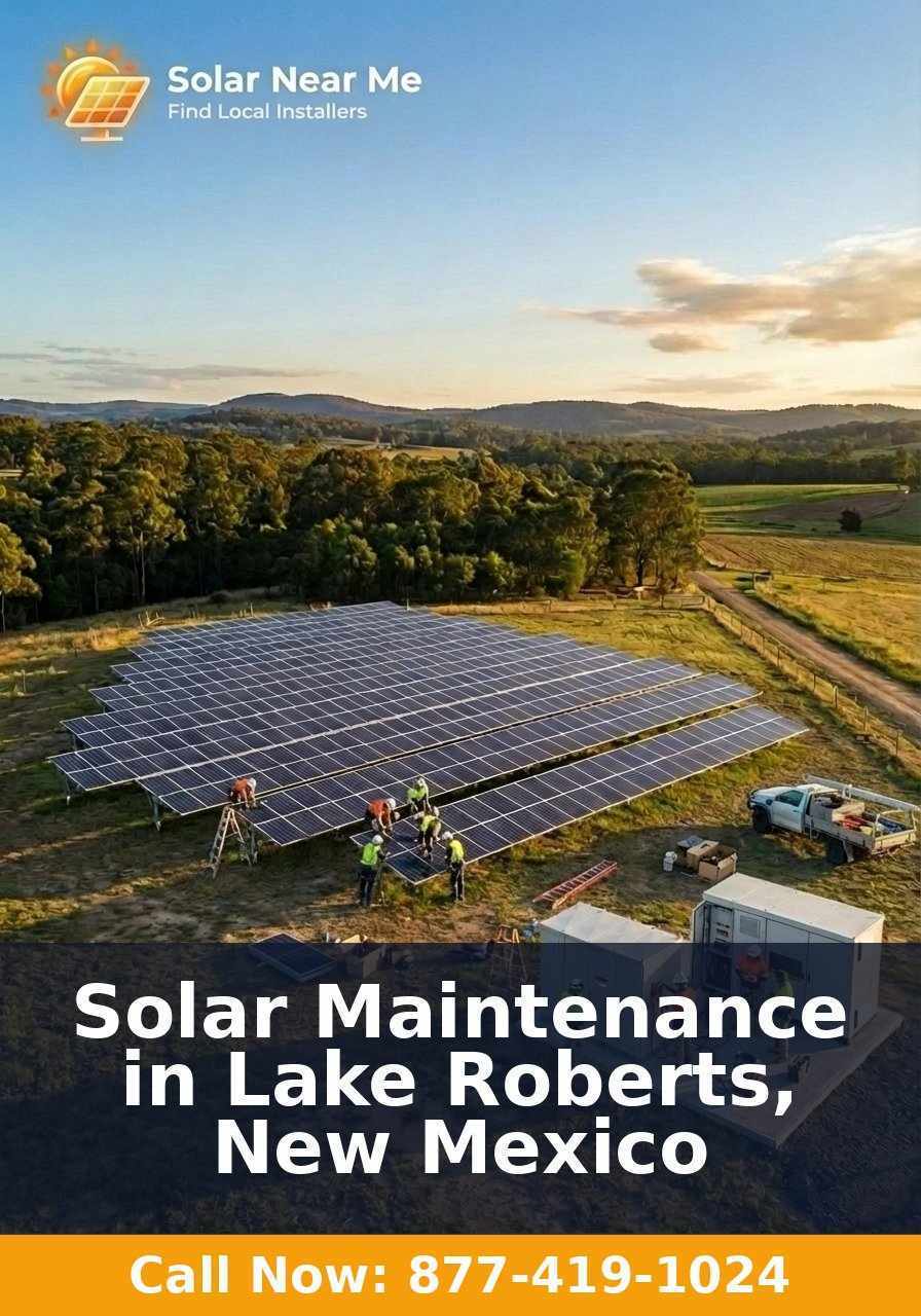 Solar Maintenance in Lake Roberts, New Mexico