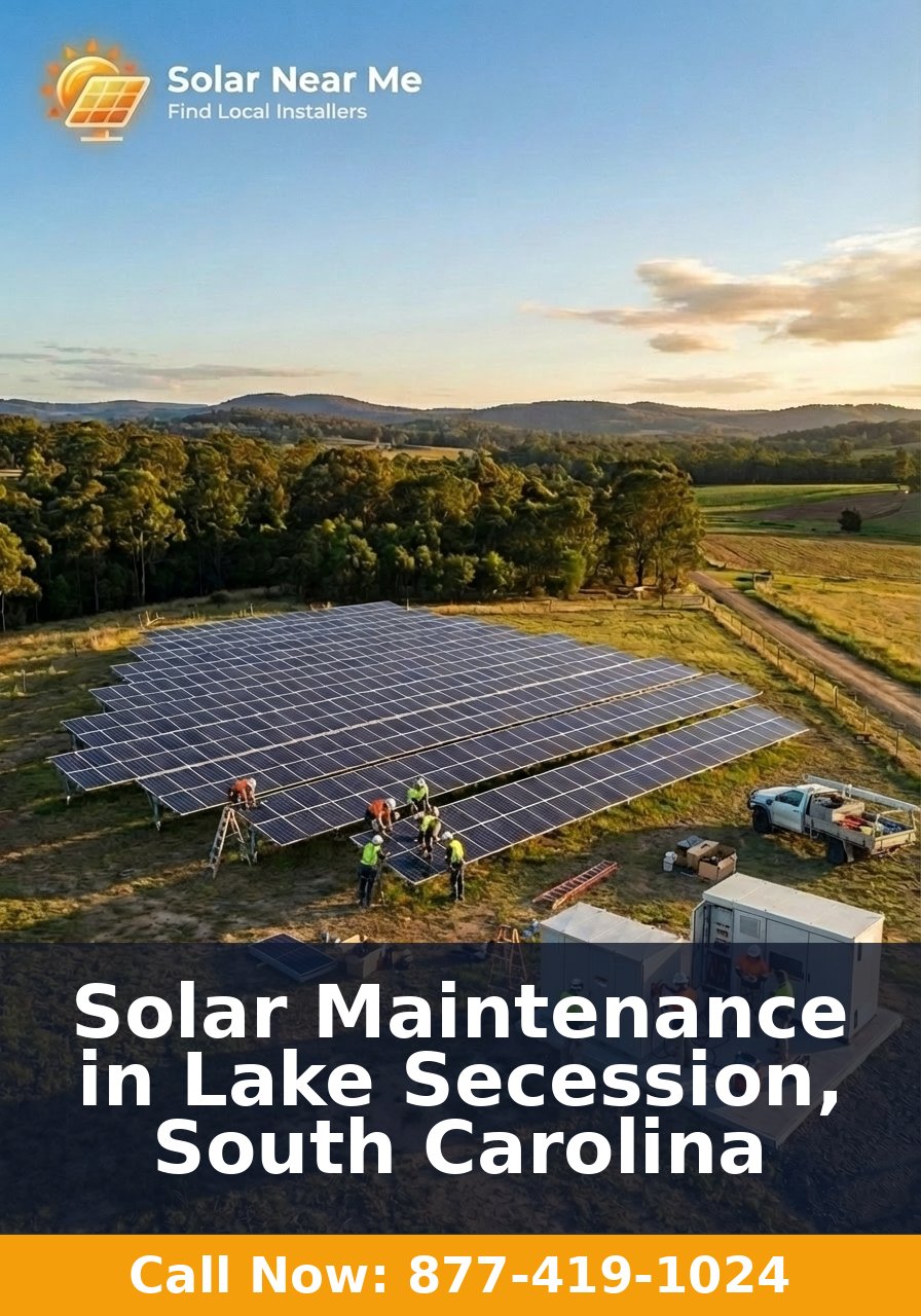 Solar Maintenance in Lake Secession, South Carolina