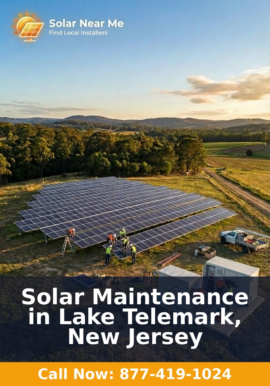 Solar Maintenance in Lake Telemark, New Jersey