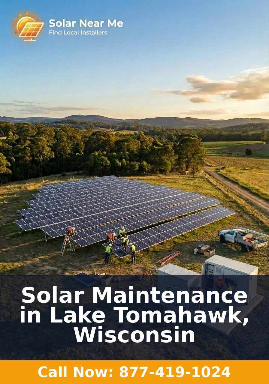 Solar Maintenance in Lake Tomahawk, Wisconsin