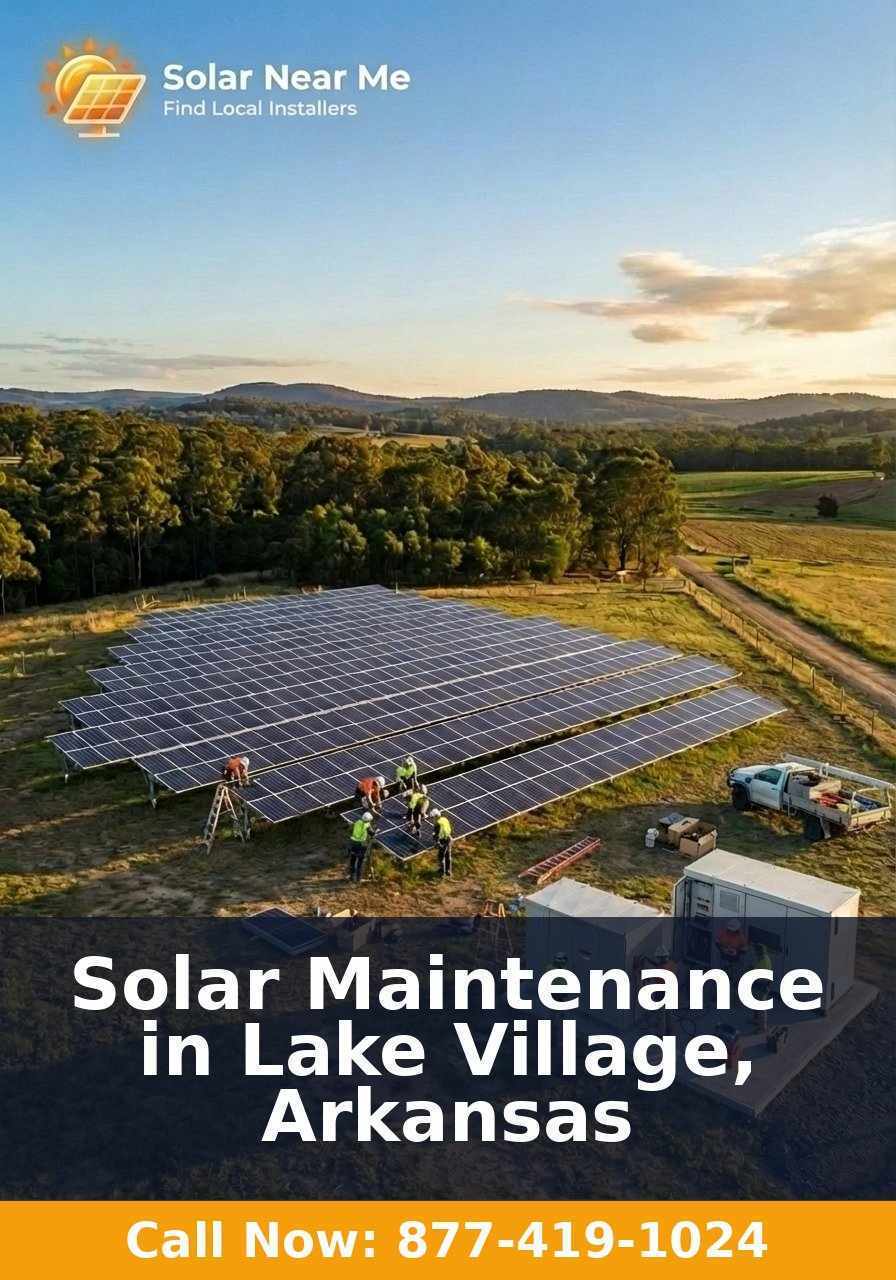 Solar Maintenance in Lake Village, Arkansas