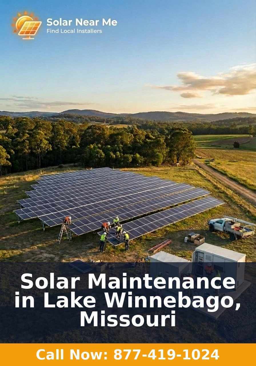 Solar Maintenance in Lake Winnebago, Missouri