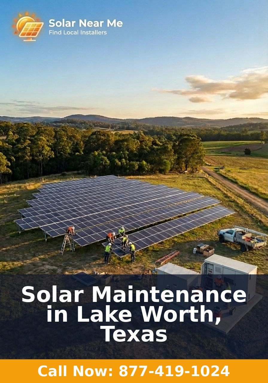 Solar Maintenance in Lake Worth, Texas