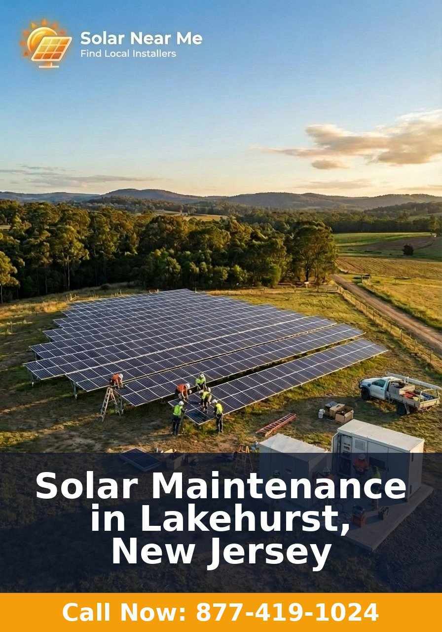 Solar Maintenance in Lakehurst, New Jersey