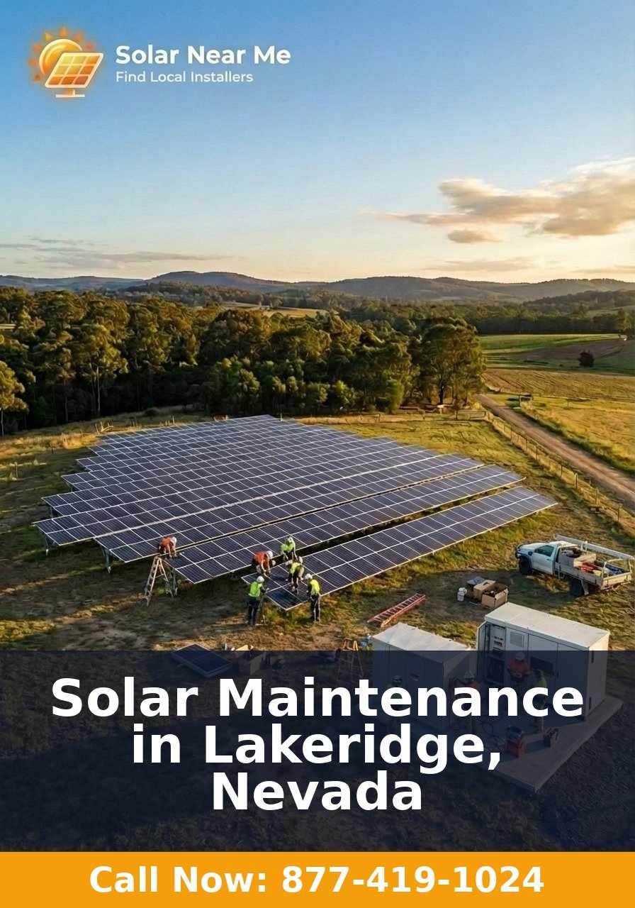 Solar Maintenance in Lakeridge, Nevada
